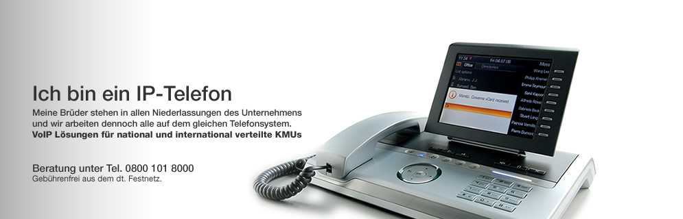 Siemens OpenStage 80 VoIP Telefon inkl. Softswitch Lösung