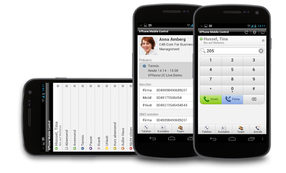 C4B XPhone UC App für Android